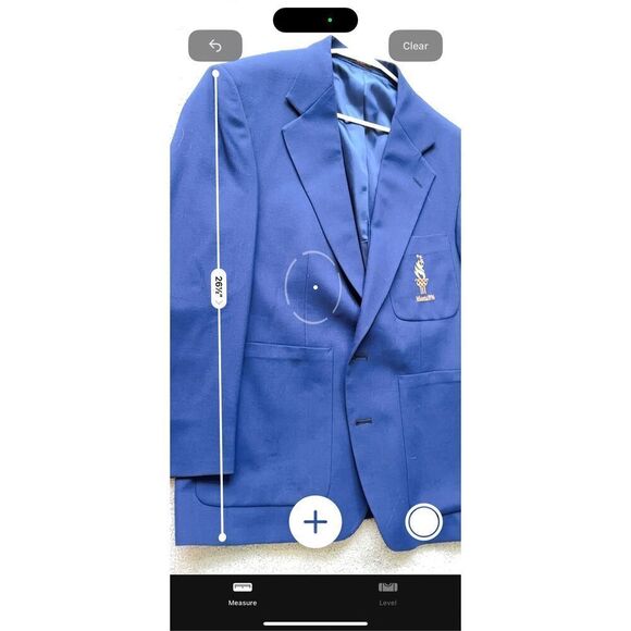 PRISTINE Vintage 1996 Olympics Atlanta Blue Volunteer Blazer Jacket by Hanes 41 - Picture 9 of 9